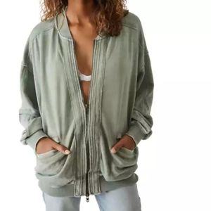 Free People Olive Green Jacket